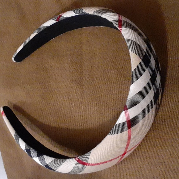 UNBRANDED HEADBAND NEW PLAID STRIPES CUSHIONED - Picture 1 of 5